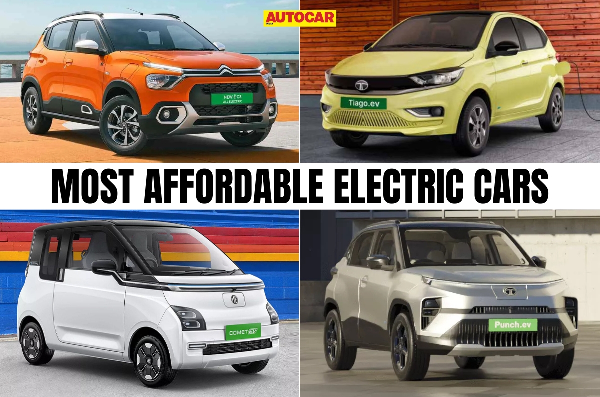 Most affordable EVs in India 